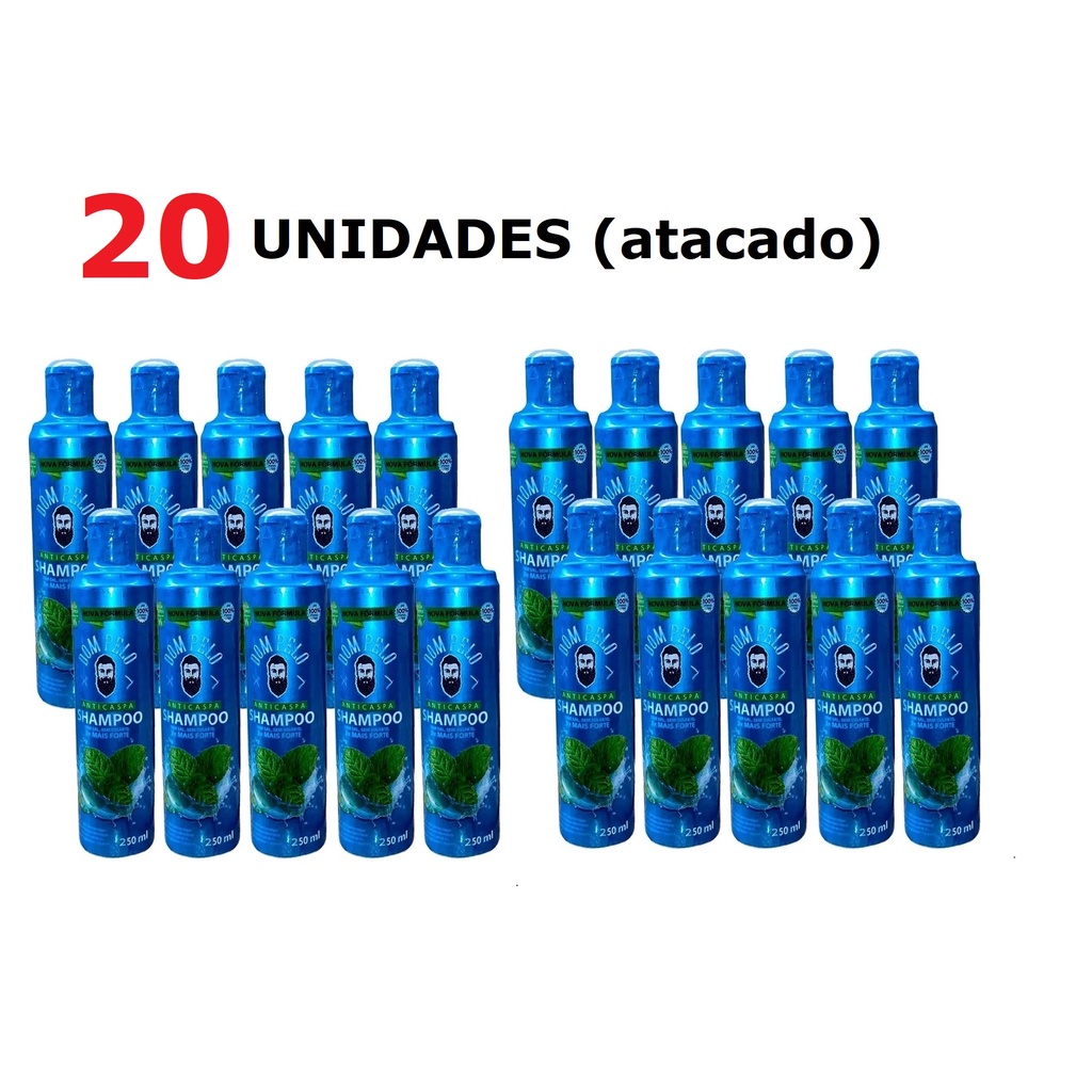 Dom Pelo Shampoo Anticaspa 20 Unidades Shopee Brasil