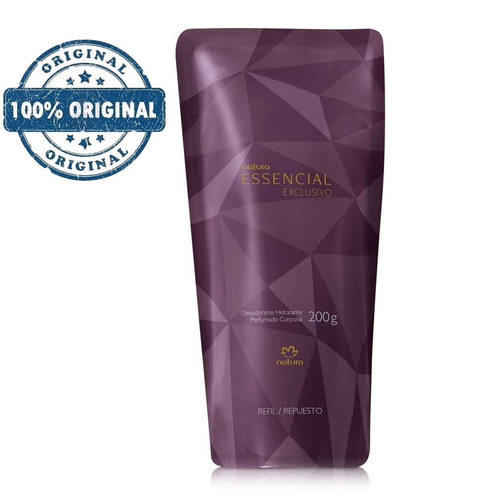 Natura Essencial Exclusivo Hidratante Corporal REFIL 200 G Shopee