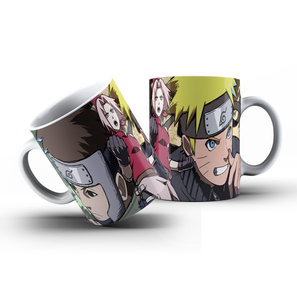 Caneca Anime Naruto Personalizada De Porcelana Importada 325ml Shopee