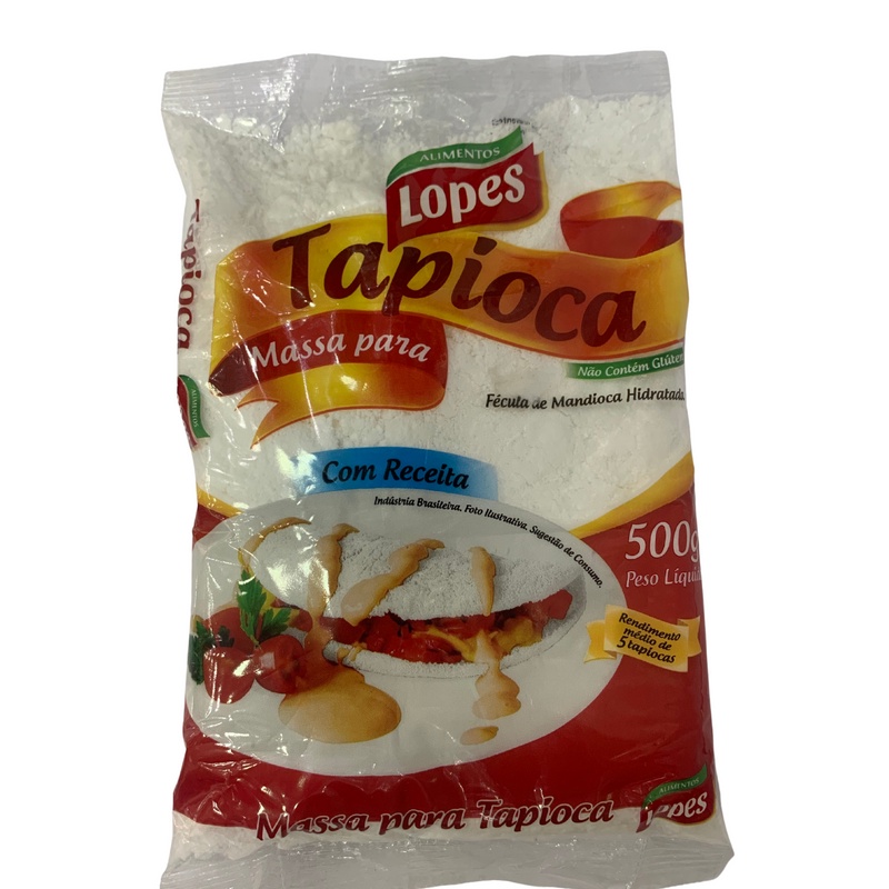 Massa Para Tapioca Lopes 500g Shopee Brasil