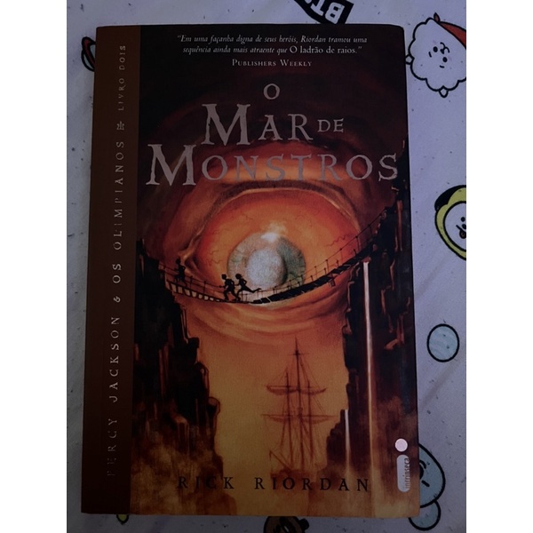 Livro Percy Jackson E O Mar De Monstros Shopee Brasil