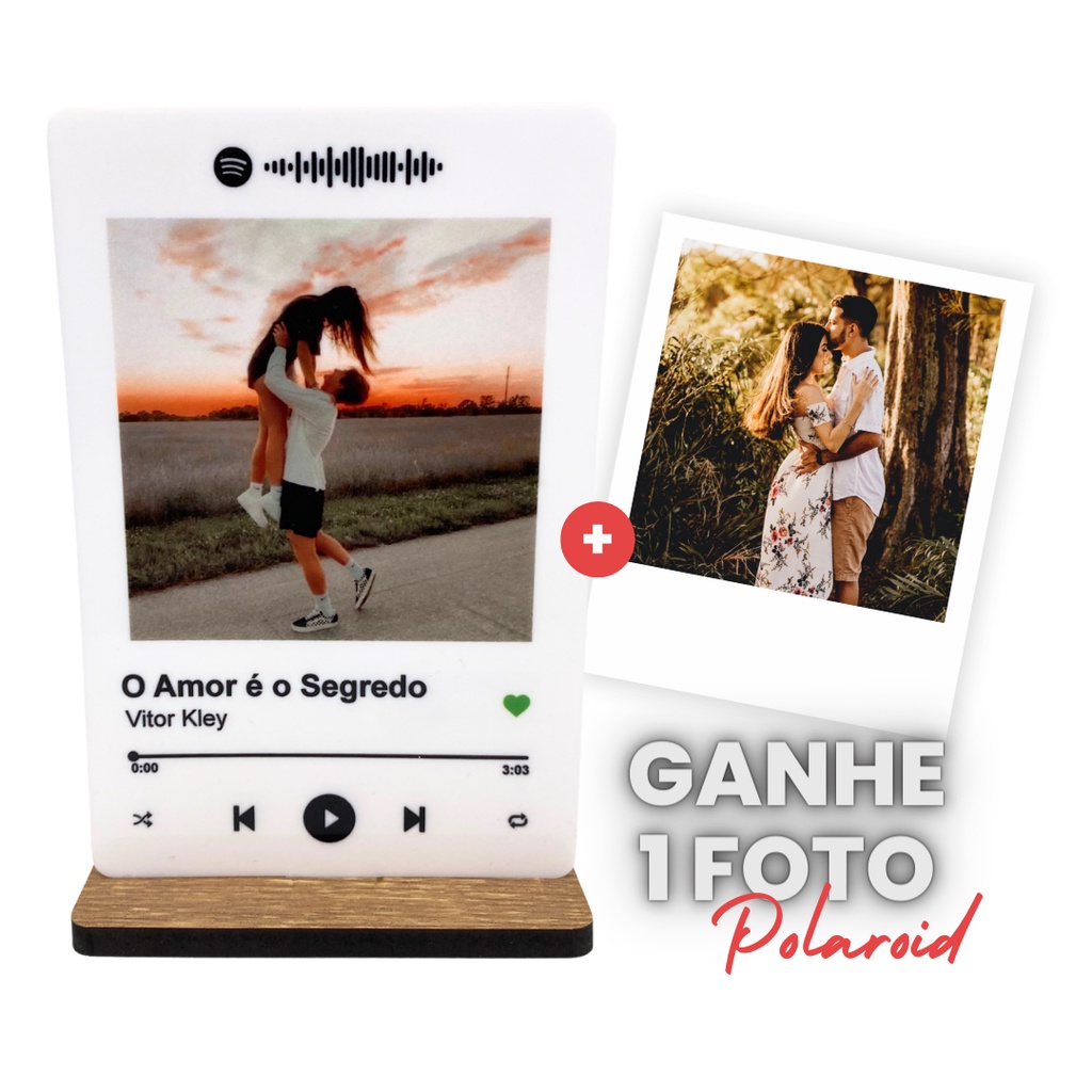 Placa Spotify Interativa Personalize Frente E Verso Shopee Brasil