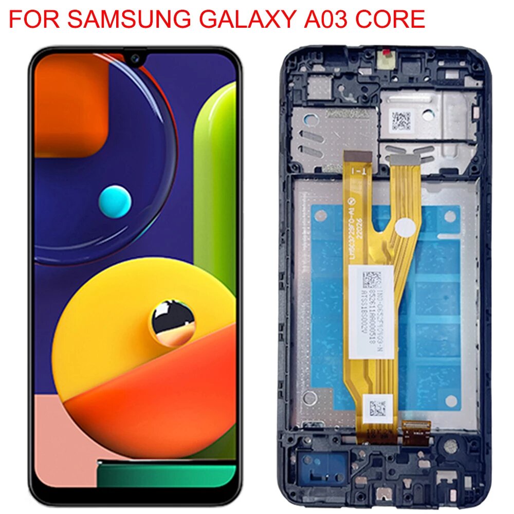 Tela Frontal Display Lcd Touch Galaxy A Core A M Aro Incell