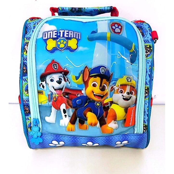 Kit Lancheira E Estojo Escolar Patrulha Canina Azul Modelo