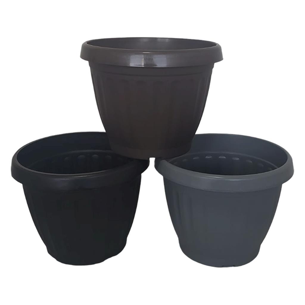 Vaso De Plantas Flores Mudas Grego Plastico 9 Litros Color Shopee Brasil