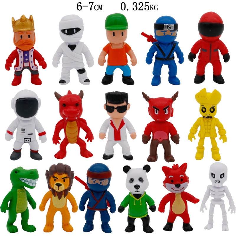 Pcs Stumble Guys Action Figure Boneco Decora O Brinquedo Shopee Brasil