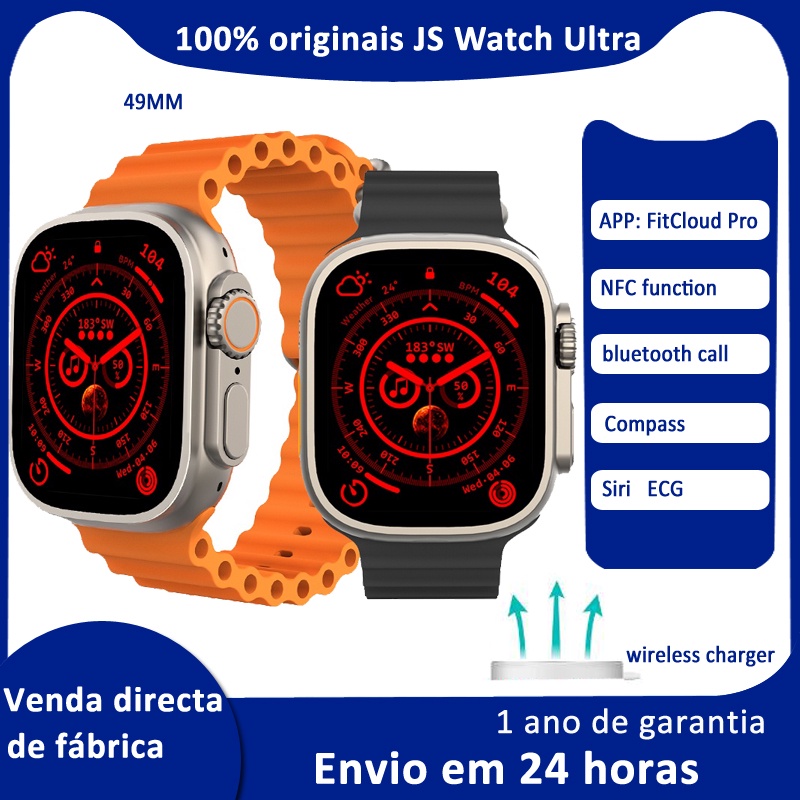 Iwo Ultra Smart Watch Men Mm Polegadas Hd Screen