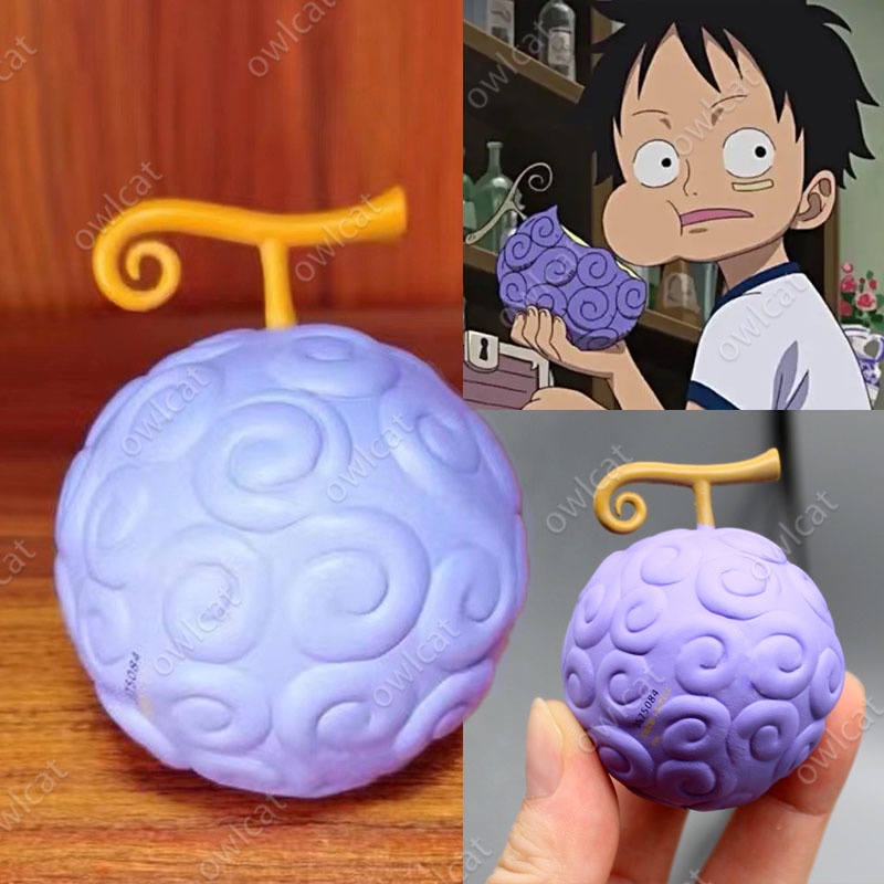 Figura One Piece Devil Fruit Luffy Gum 5cm Fruta Humana Human Modelo