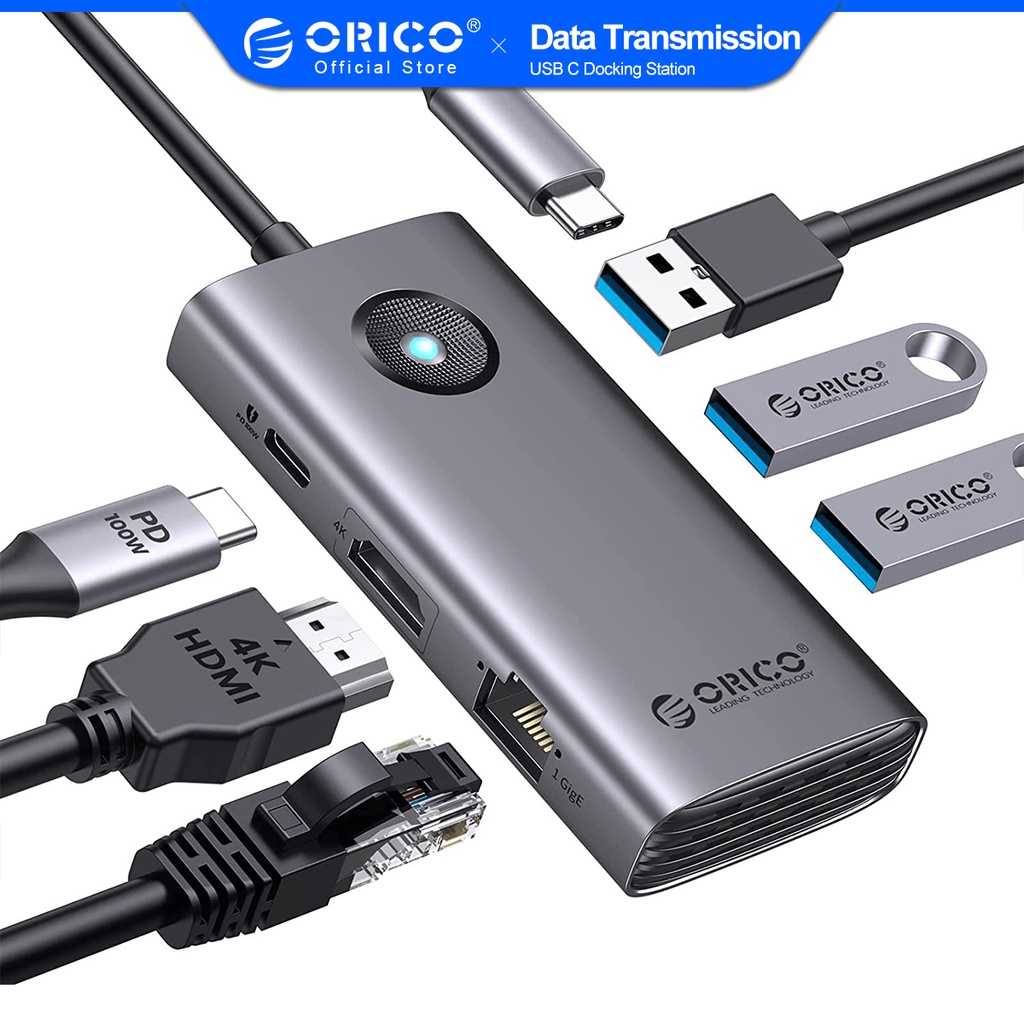 Orico Usb C Esta O De Acoplamento Dongle Em Hdmi K Pd W