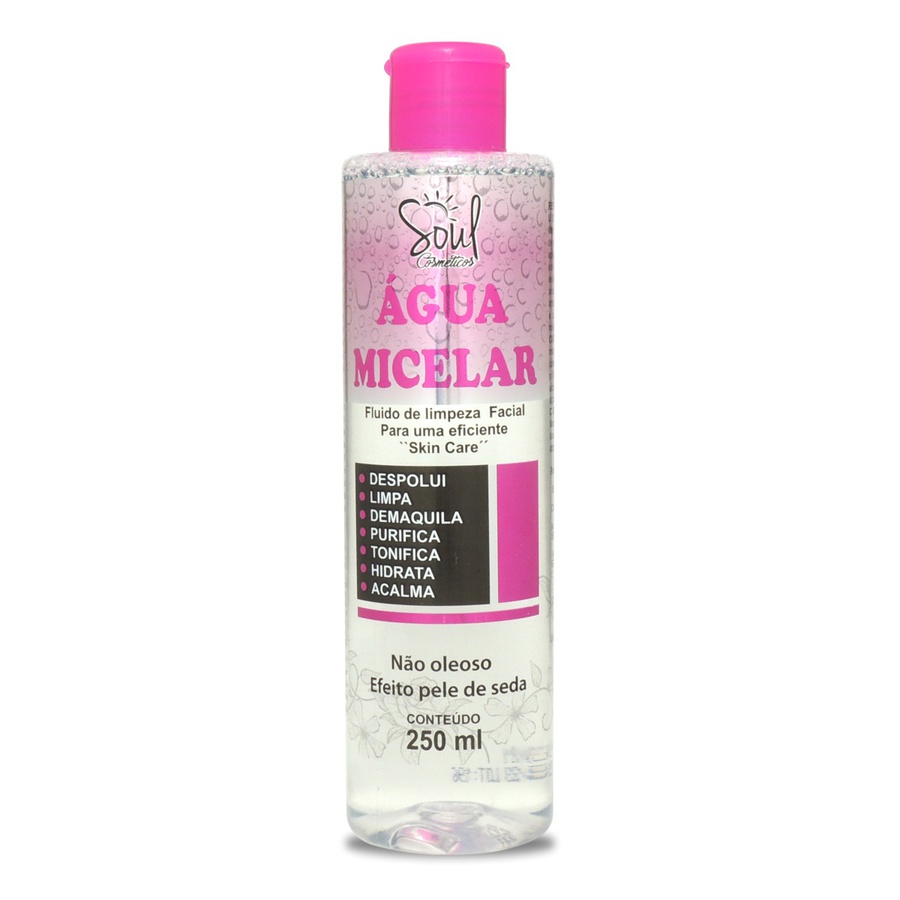 Agua Micelar Soul Cosmeticos 250 Ml Shopee Brasil