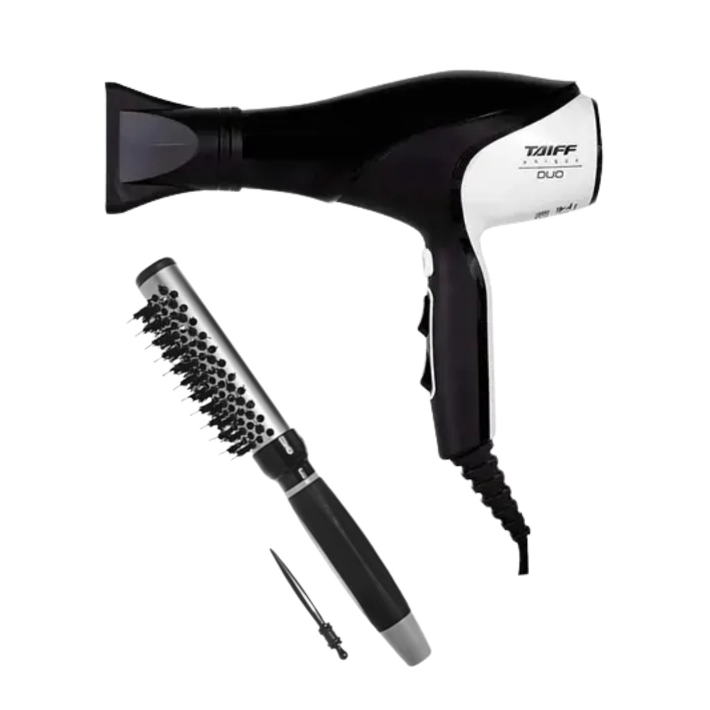 Kit Secador De Cabelo Taiff Unique Duo Bivolt Escova Proart Ricci