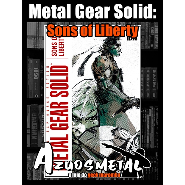 Metal Gear Solid Sons Of Liberty Hq Newpop Shopee Brasil