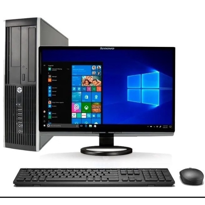 Computador Completo Hp Intel Core Duo Hd1tera Monitor 19 Polegadas 08