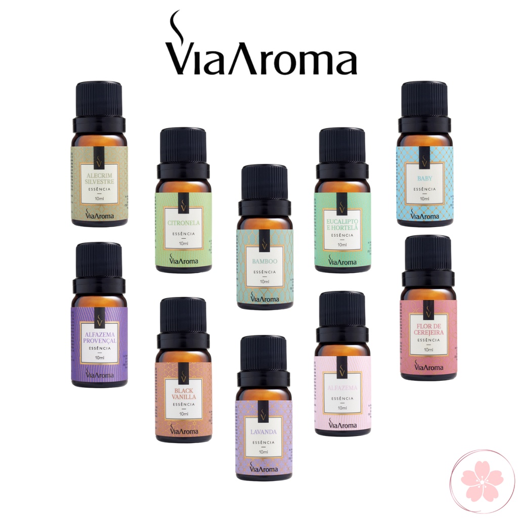 Essência Via Aroma 10ml Para Aromatizador e Difusor Escorrega o Preço