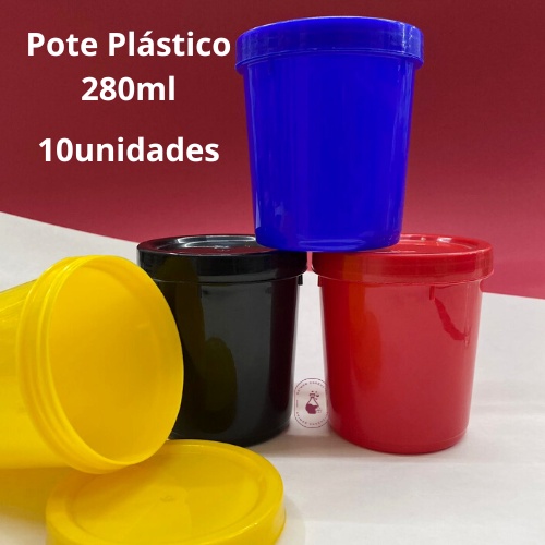 Potes Pl Stico Ml Tampa De Rosquear Shopee Brasil