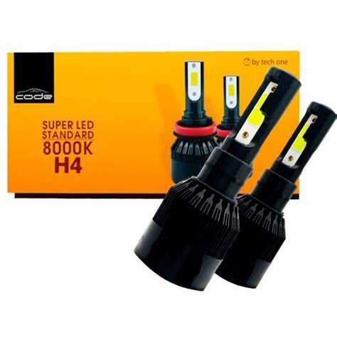 Kit Super Led Techone 8000k 12v H1 H3 H4 H7 H8 H11 HB3 HB4 H27 ESTILO ...