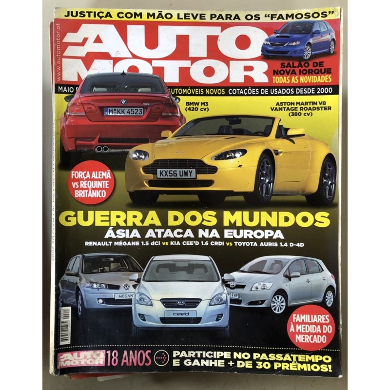 Revista Auto Motor Várias 181/188/209/215
