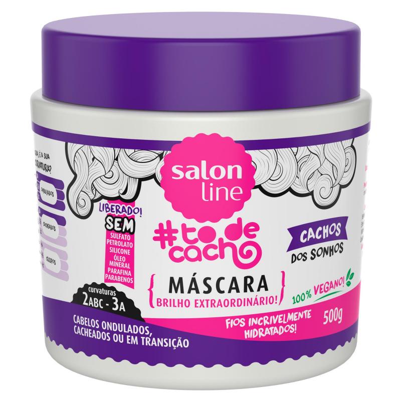 Mascara Cachos Dos Sonhos Salon Line Todecachos 500g Validade 10 21 Shopee Brasil