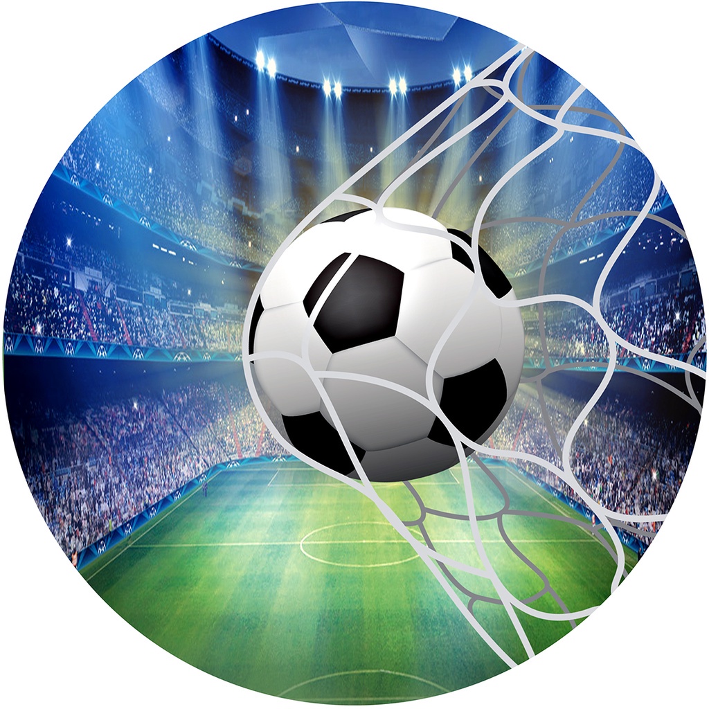 Painel Redondo Tecido Sublimado com/elástico Futebol 03 em Oferta na Shopee