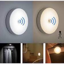 Lâmpada Led Sensor de Presença Sem Fio USB Recarregável Luz Emergência Iluminação