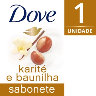 Sabonte em Barra Dove Karité e Baunilha 90g