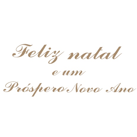 Adesivo colante de Vitrine Feliz Natal e próspero ano novo