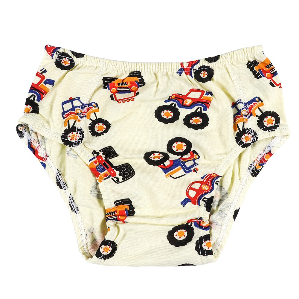 kit 10 Cuecas Infantil De 100% Algodão Estampas Sortidas