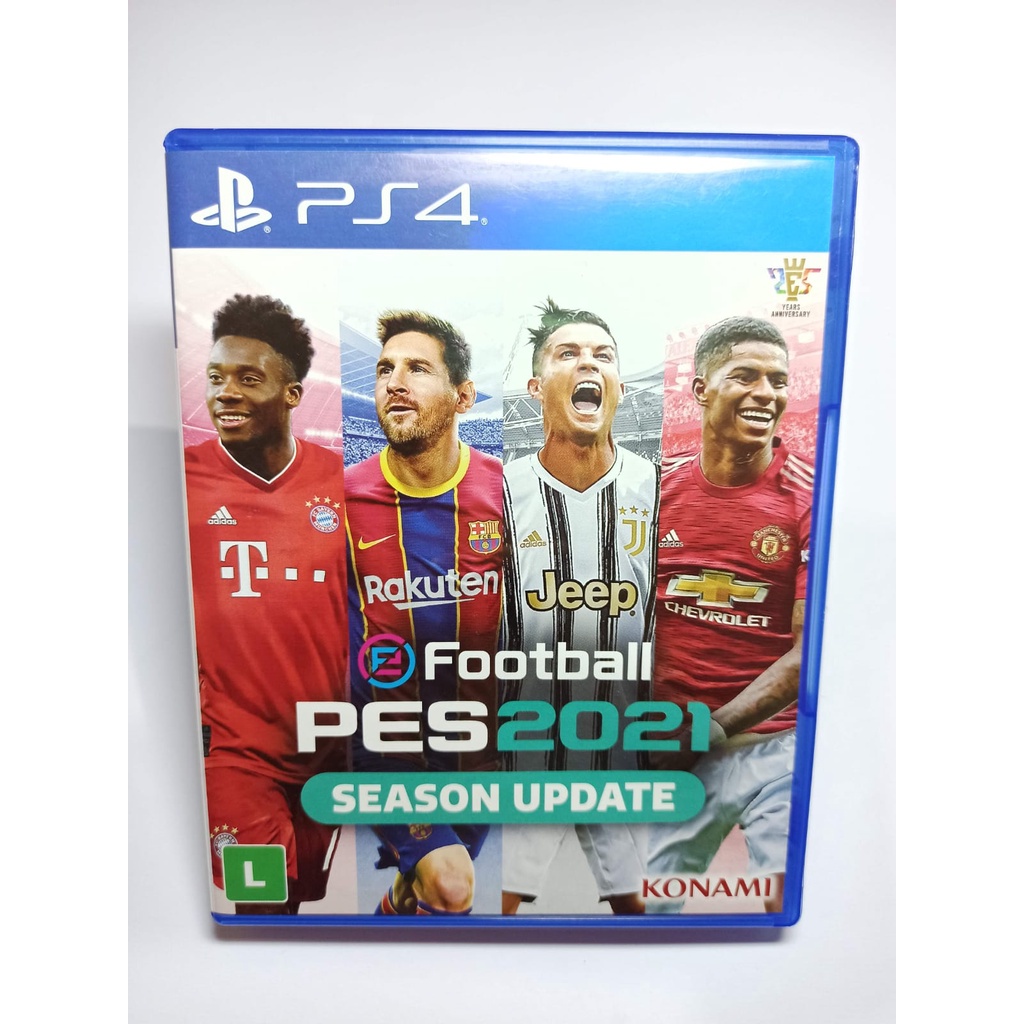 Jogo Pes 21 Ps4 Mídia Fisica Original Lacrado