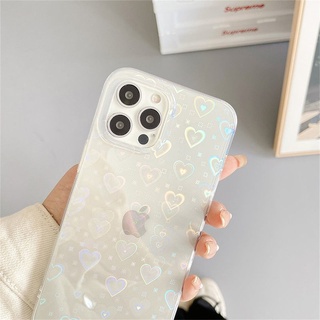 Capa Traseira Transparente Anti-Impacto Coração Para Redmi 9 9A 9T Note 10S 11S 10 11 Pro Max 4G 5G 7 8