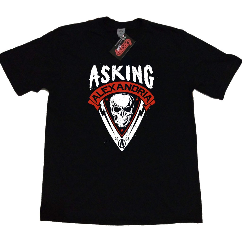Camiseta Asking Alexandria Banda Punk Rock Heavy Metal