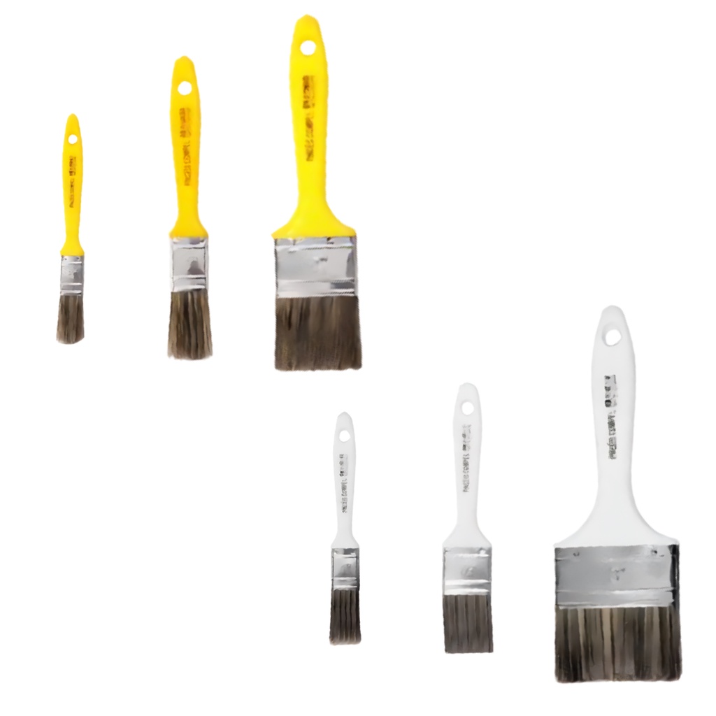 Pincel Trincha para Tinta Esmalte Pintura com Cerdas Gris- Escolha o tamanho em Oferta na Shopee