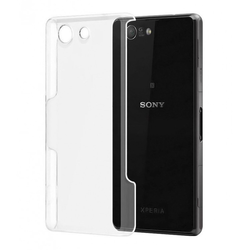 Capa Dura Acrílica Transparente Celular Sony Série Z Z3 / Z3+ / Z4 / Z5 / Z5 Premium Serie M M5 M4 Aqua T3 E5