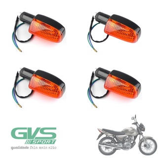 Kit 4 Pisca Completo Honda Titan 125 150 Fan Cb 300 Twister Gvs em Oferta na Shopee