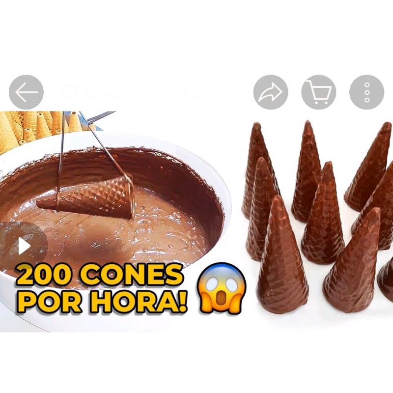 Banhador cone de sorvete