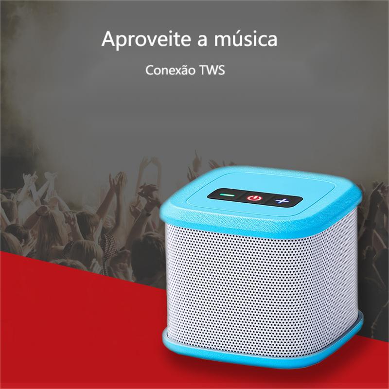 Caixa de som Portátil Caixinha Bluetooth TWS WS-306