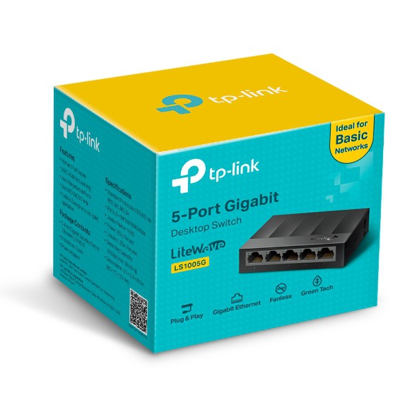 Switch Gigabit de Mesa com 5 portas - LS1005G