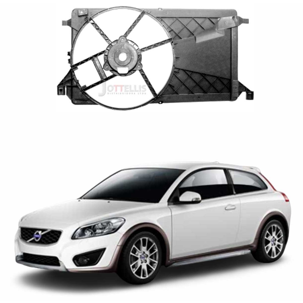 Defletor do Radiador do Volvo C30 2.0 2009/2010/2011/2012/2013