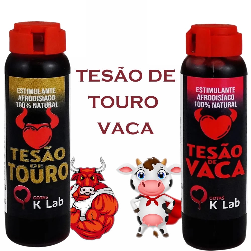 Kit Estimulante E Energético Super TesÃo De Vaca Touro Sexy Shop