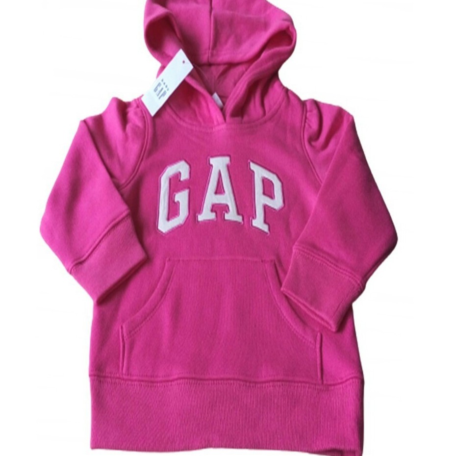 Blusa de Frio Infantil Quentinha Inverno Moleton Original GAP com Capuz Bolso Canguru