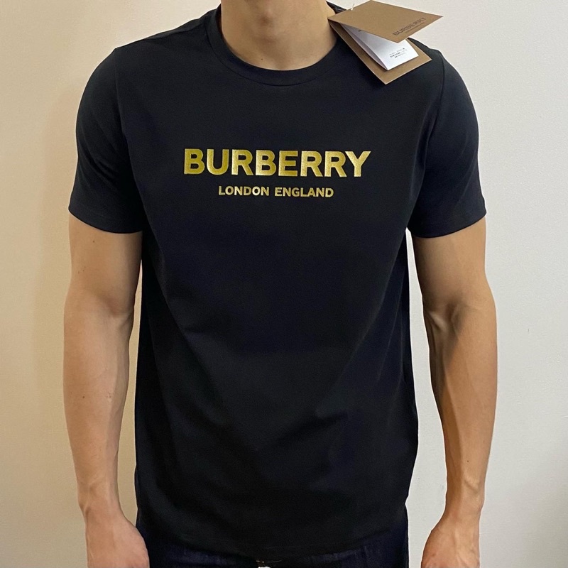 Camiseta Burberry estampada algodão com elastano Shopee Brasil