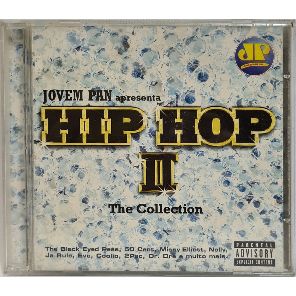 CD Hip Hop II The Collection - Jovem Pan - Black Eyed Peas - 50 Cent - Missy Elliott - Nelly