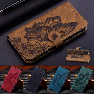Capa Carteira Flip De Couro Borboleta Para Xiaomi Redmi Note 11/10/9 Pro/11s/10s/9s
