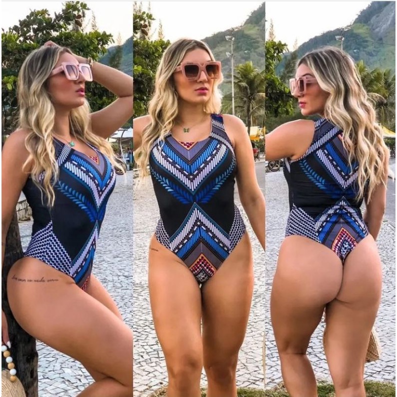 Body Maiô Praia Verão Bory Regata