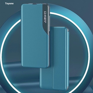 Capa Flip De Couro De Meia-Face Para Samsung Galaxy S7Edge / S8 Plus / S9 Plus / S10 Plus