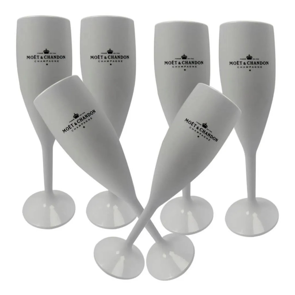 Kit 12 Taças Champanhe Moet & Chandon 170 Ml Espumante Vinho