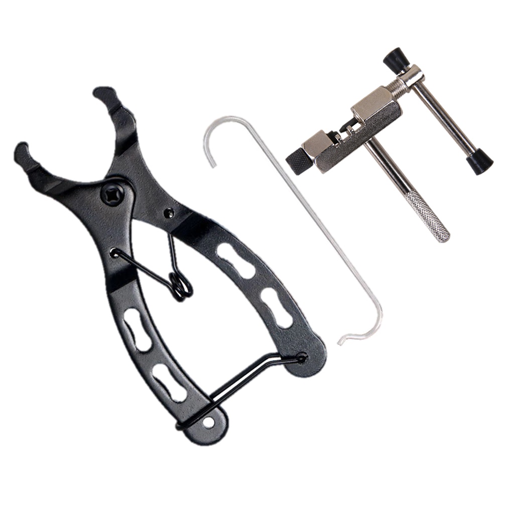 Kit Chave Extrator De Corrente Bike + Alicate Extratora Power Link Mtb