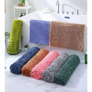 Tapete Macarrão 40x60 (Chenille) Antiderrapante Sintético Linha Luxo Extra Macio Porta / Banheiro em Oferta na Shopee