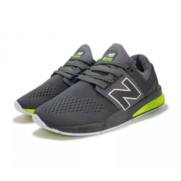 new balance 247 cinza masculino