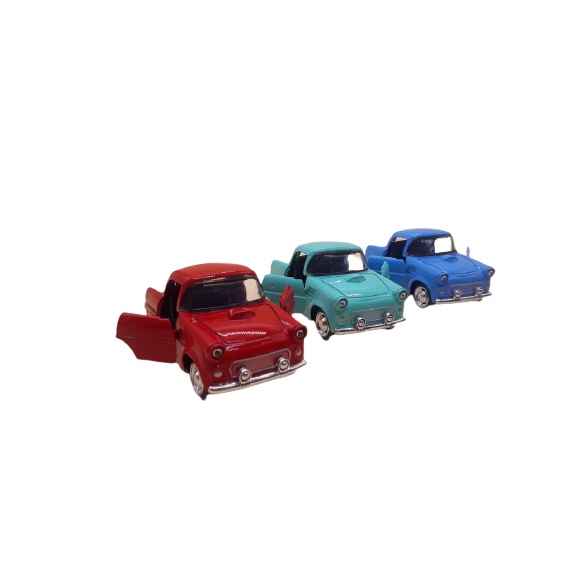 Carrinho Carro Miniatura Ferro Ford Thunderbird Abre Portas Colecionável Fricção