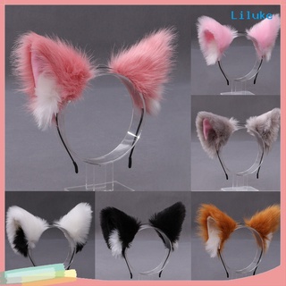 Tiara De Pelúcia Com Orelha De Gato Para Cosplay Festa